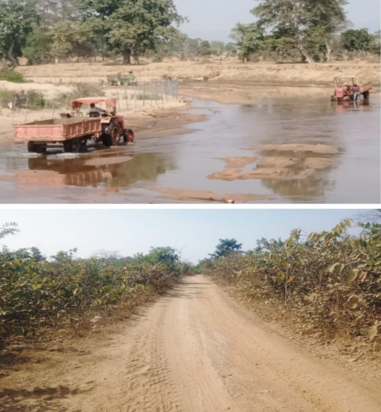 अनुविभागीय राजस्व दंडाधिकारी द्वारा की गई कार्रवाई तो निचले स्तर के अधिकारी रंगदारी वसूली में मस्त.