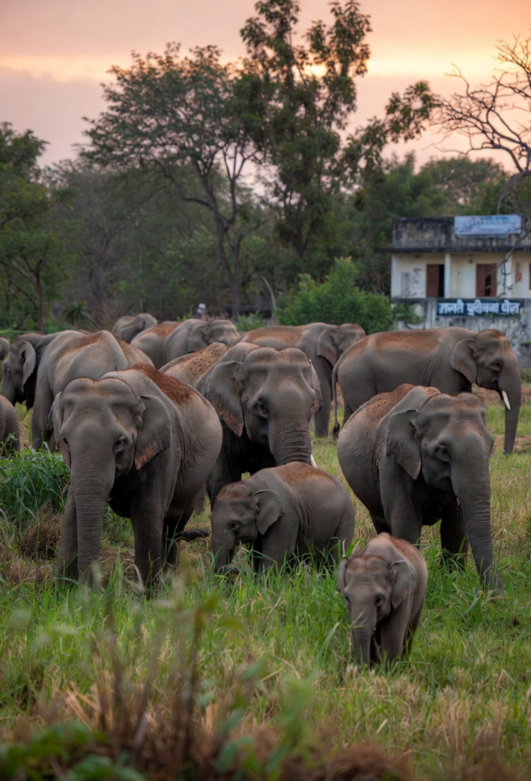 कोरबा (छत्तीसगढ़): हाथियों का बढ़ता उत्पात, ग्रामीणों में दहशत का माहौल