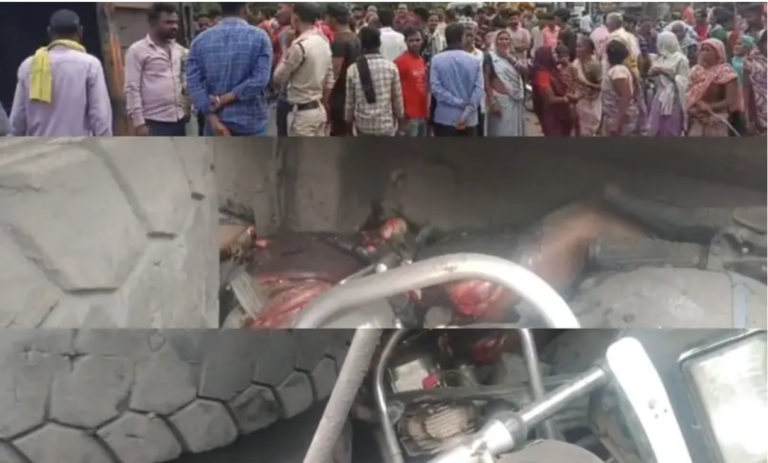 कोरबा में रफ्तार का कहर: ट्रेलर ने तीन बाइक सवारों की जान ली, नुनेरा के पास भीषण हादसा, आक्रोशित ग्रामीणों ने किया चक्काजाम