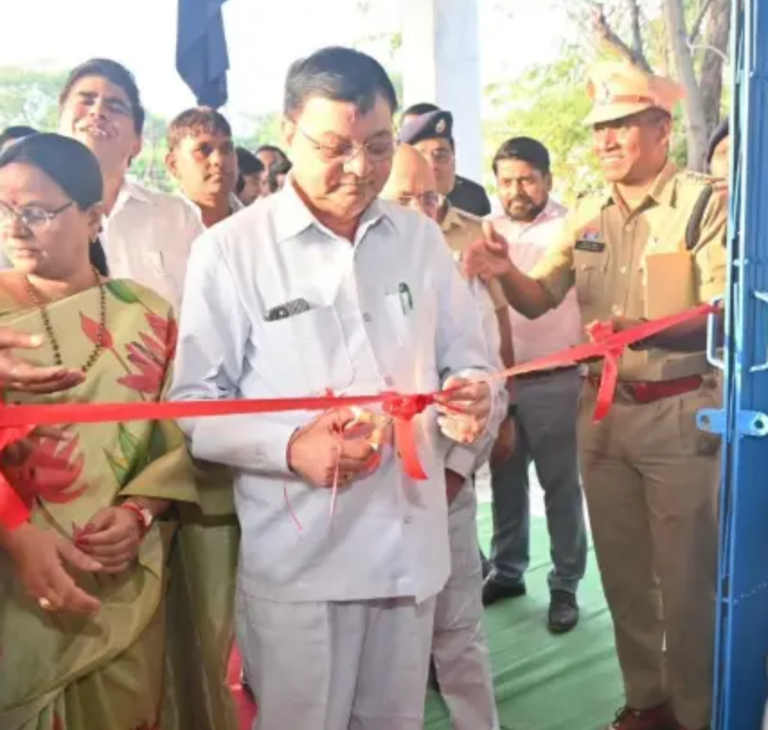 कोरबा में जिले का पहला महिला थाना शुरू, मंत्री लखन लाल देवांगन ने किया उद्घाटन