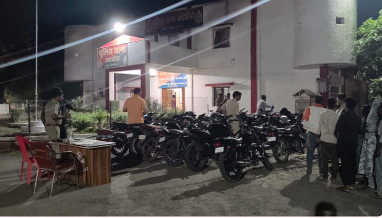 छत्तीसगढ़ के ‘मिनी गोवा’ झोरा घाट में पुलिस की सख्त कार्रवाई: हुड़दंग मचाने वाले युवकों की 23 बाइक जब्त